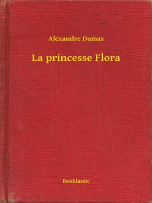 cover image of La princesse Flora